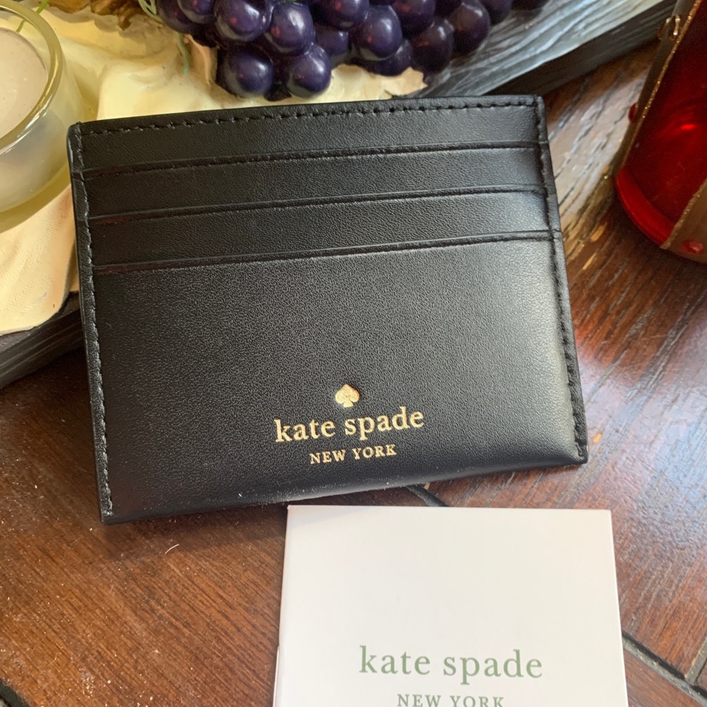 RARE!🔥Authentic Kate Spade leather iceskater Card case - Picture 2 of 9